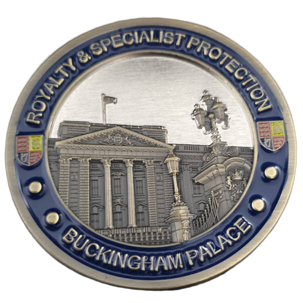 St James Palace & Kensington Palace Challenge Coin — back