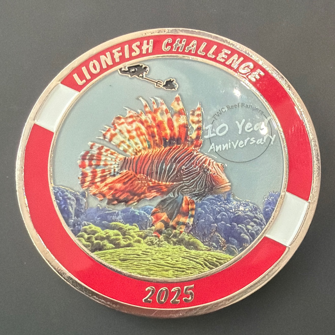Lionfish Challenge 10 Year — front