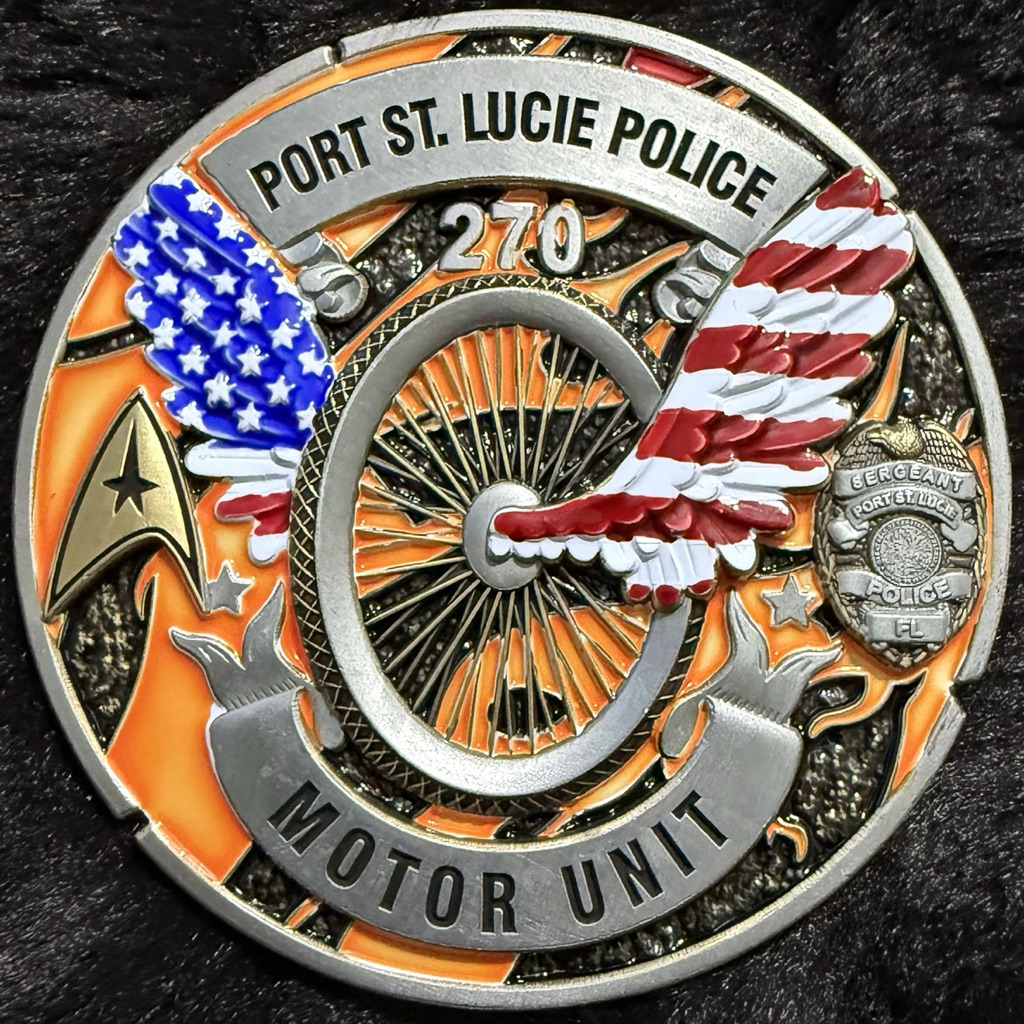 Port St. Lucie Police Department - Sgt. Erik Levasseur — back