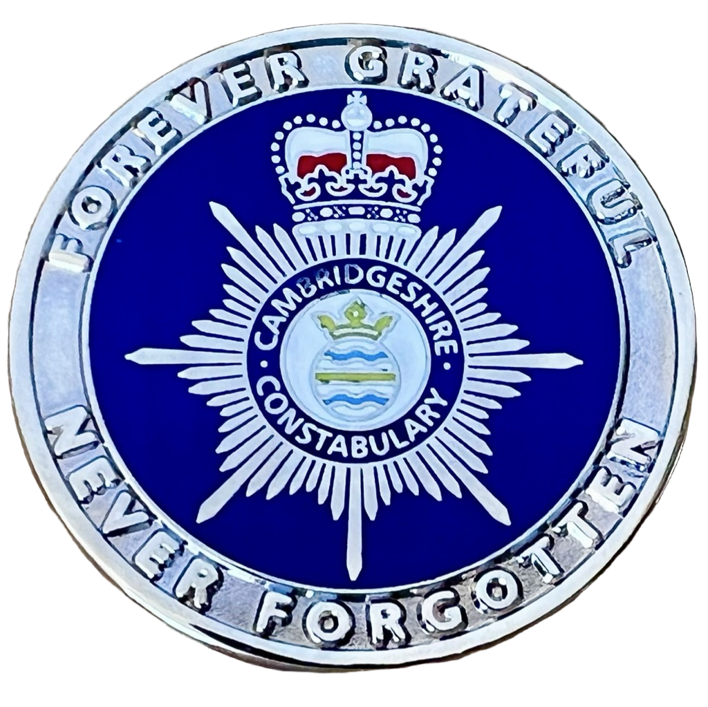 Forever Grateful Never Forgotten Challenge Coin — back