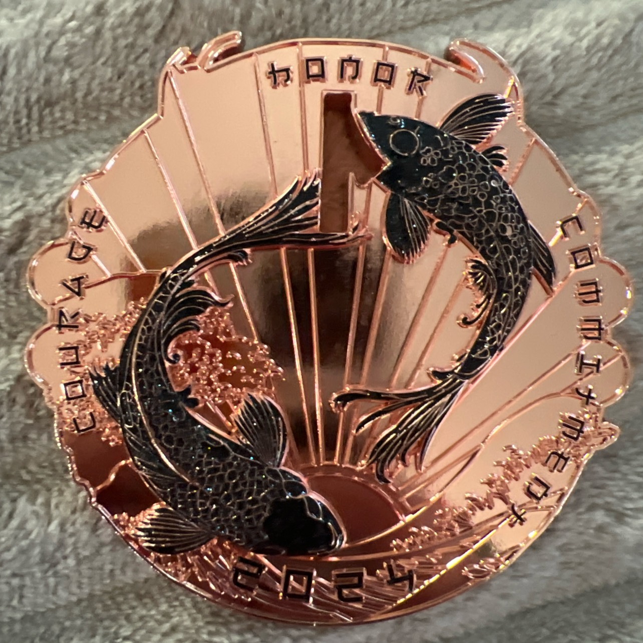 The Warriors Mark 1yr Anniversary Coin — back