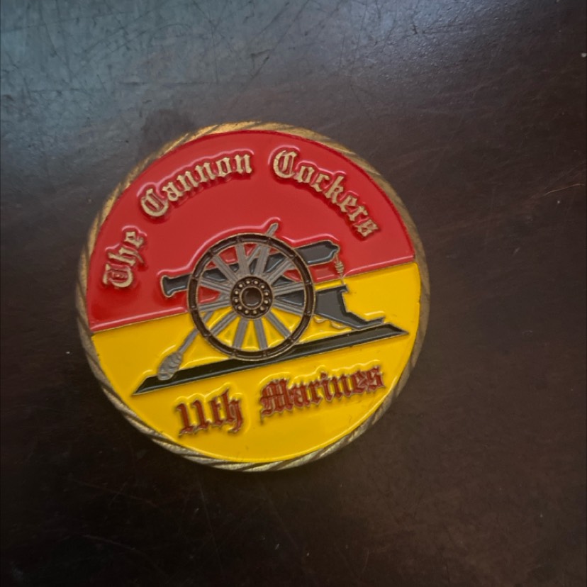 5th Battalion, 11th Marines (5/11) HIMARS Coin – A Story of Rocket Artillery and Precision Fire — front