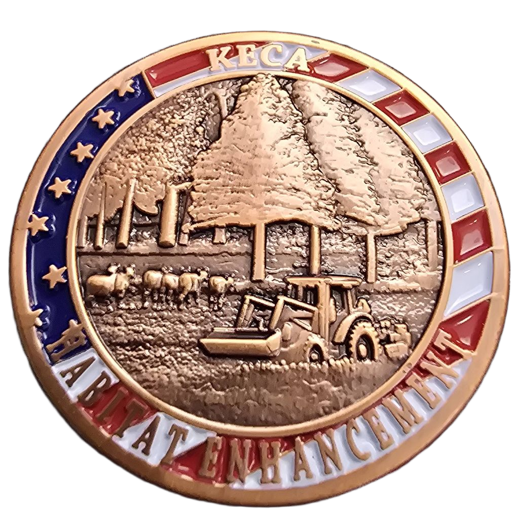 Keystone Elk Country Alliance Challenge Coin — back