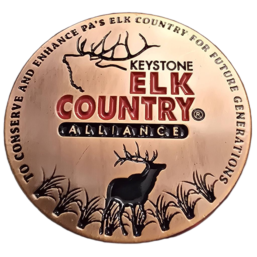 Keystone Elk Country Alliance Challenge Coin — front