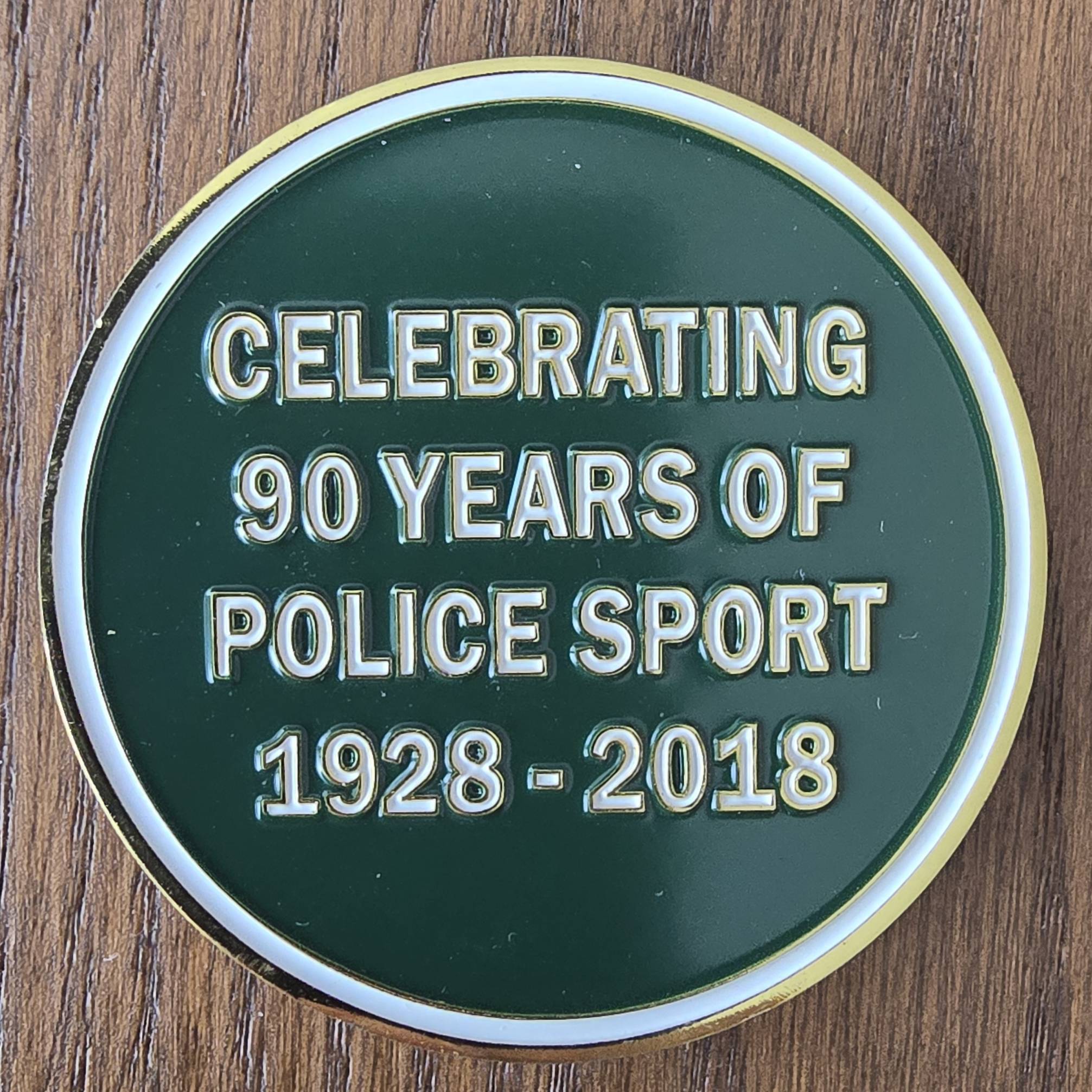 Celebrating 90 years of Police Sport 1928-2018 — back