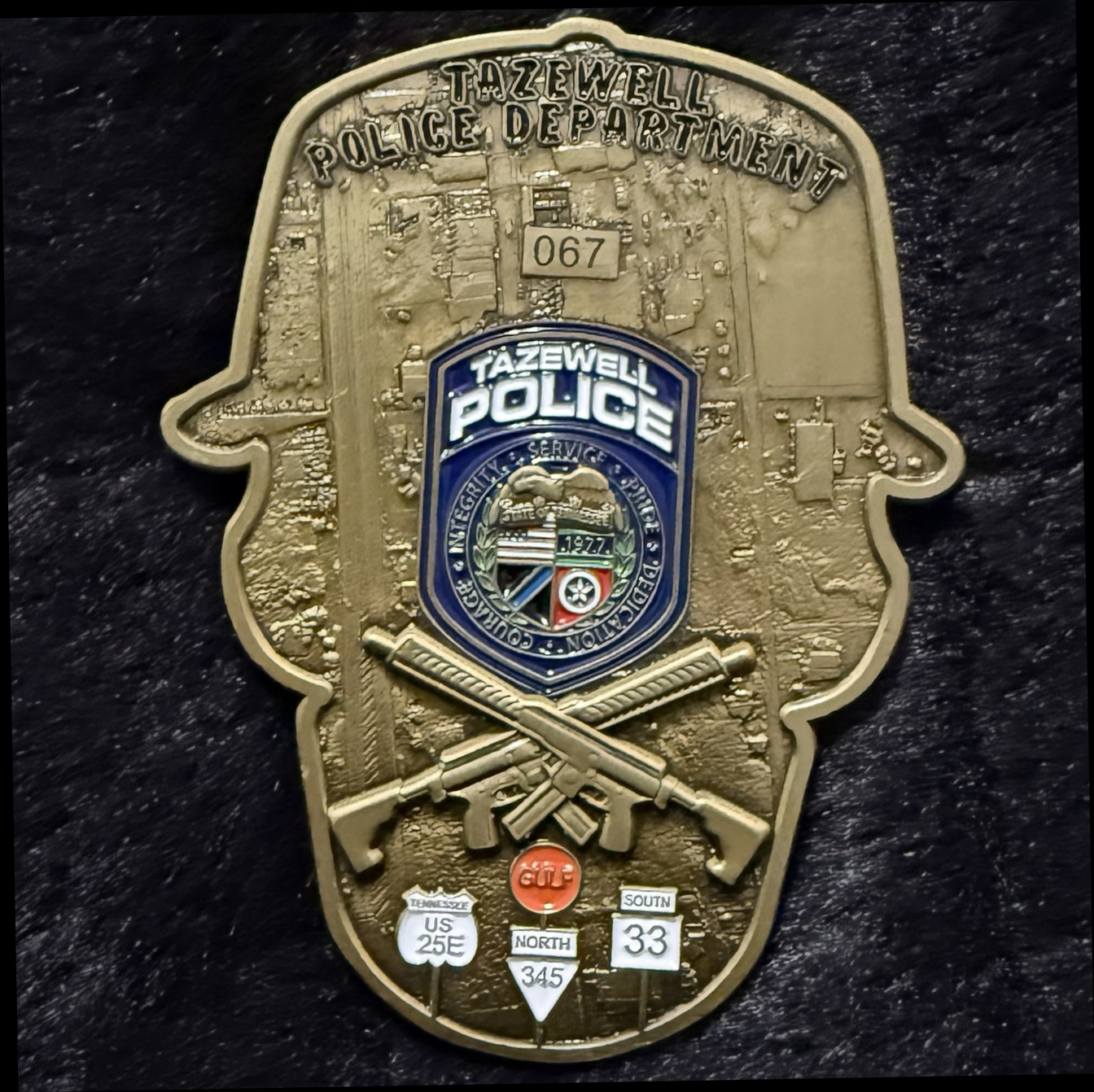 Tazewell Police Department — back