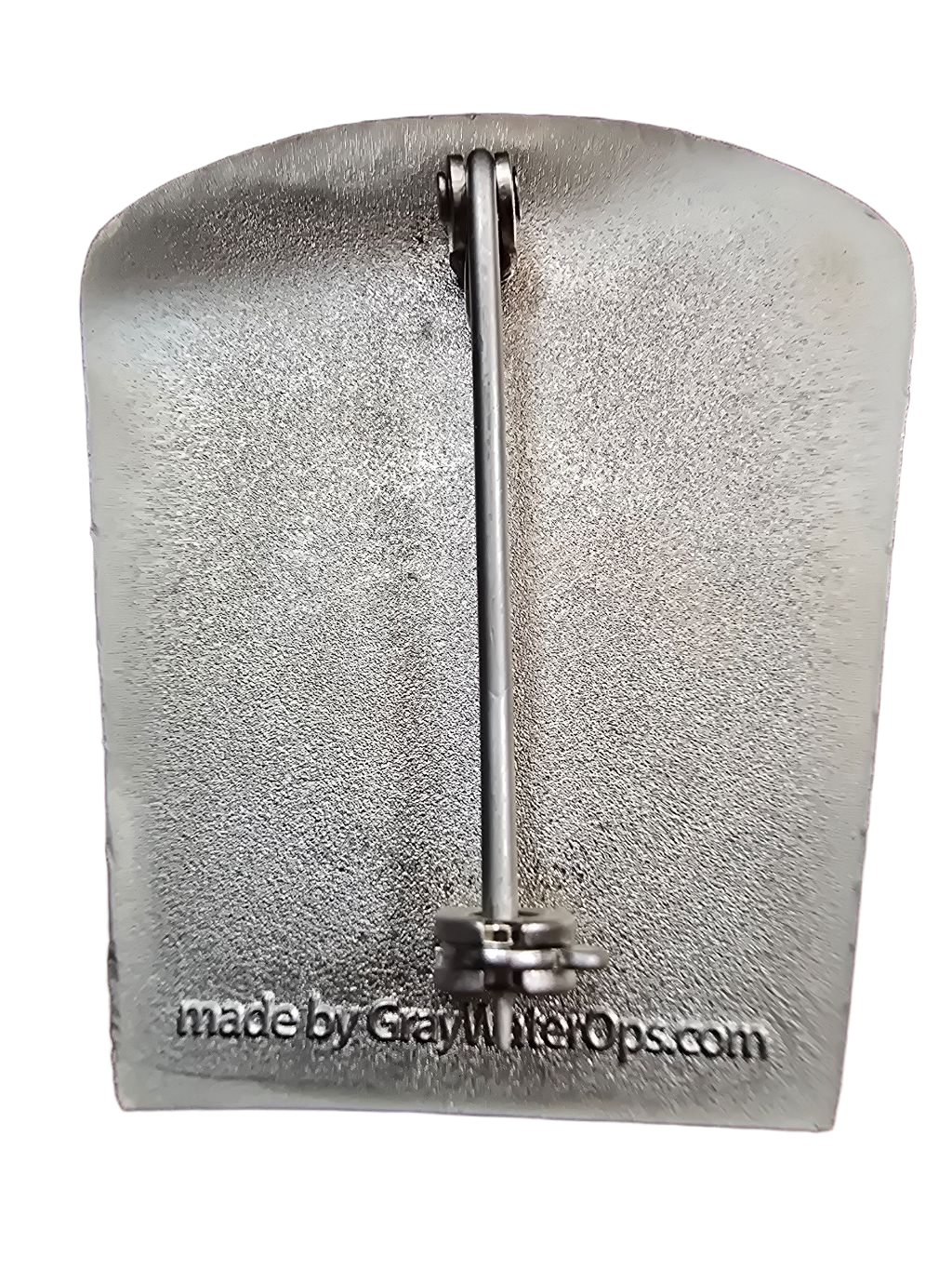 Pennsylvania State Police kilt pin — back