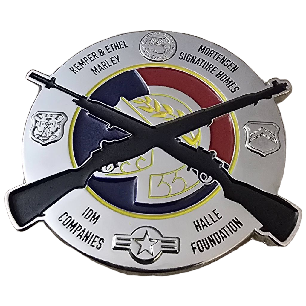 Luke AFB Honor Guard Facility Challenge Coin — back