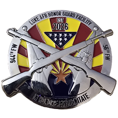 Luke AFB Honor Guard Facility Challenge Coin