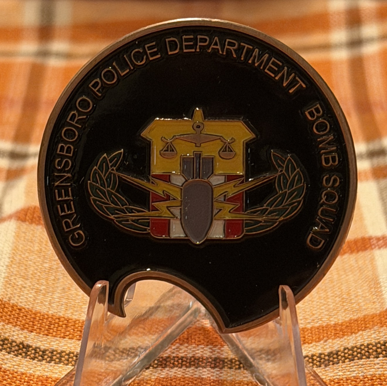 Greensboro police bomb squad — front
