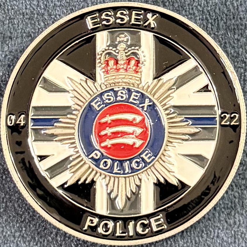 Essex Police 46th U.S President Joe Biden Challenge Coin — back