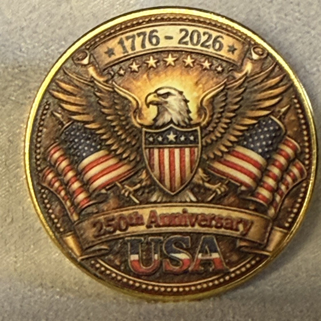 250th USA — back