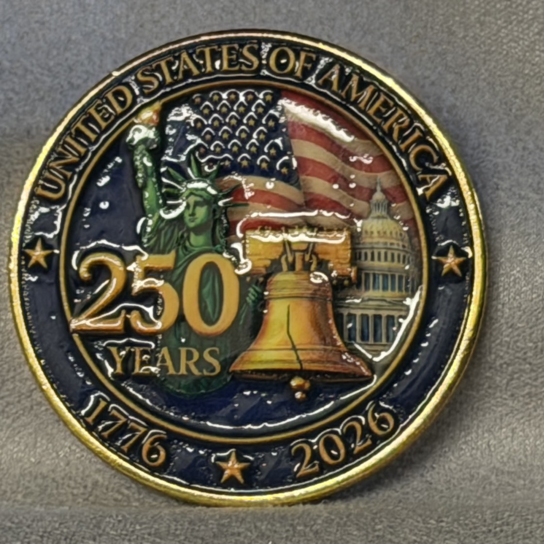 250th USA — back