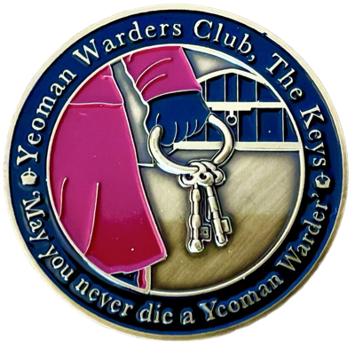Yeoman Warders Club “The Keys” Challenge Coin