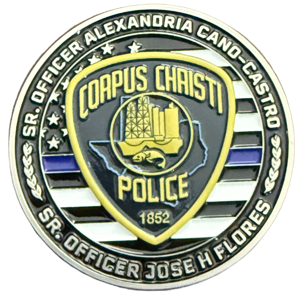 US Marshals - Corpus Christi Police Department Memorial Coin — back
