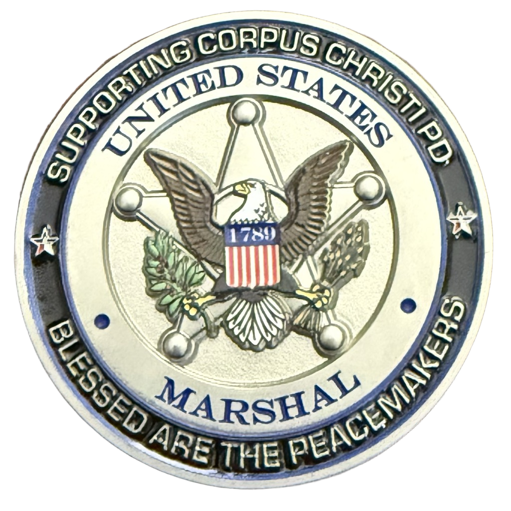 US Marshals - Corpus Christi Police Department Memorial Coin — front