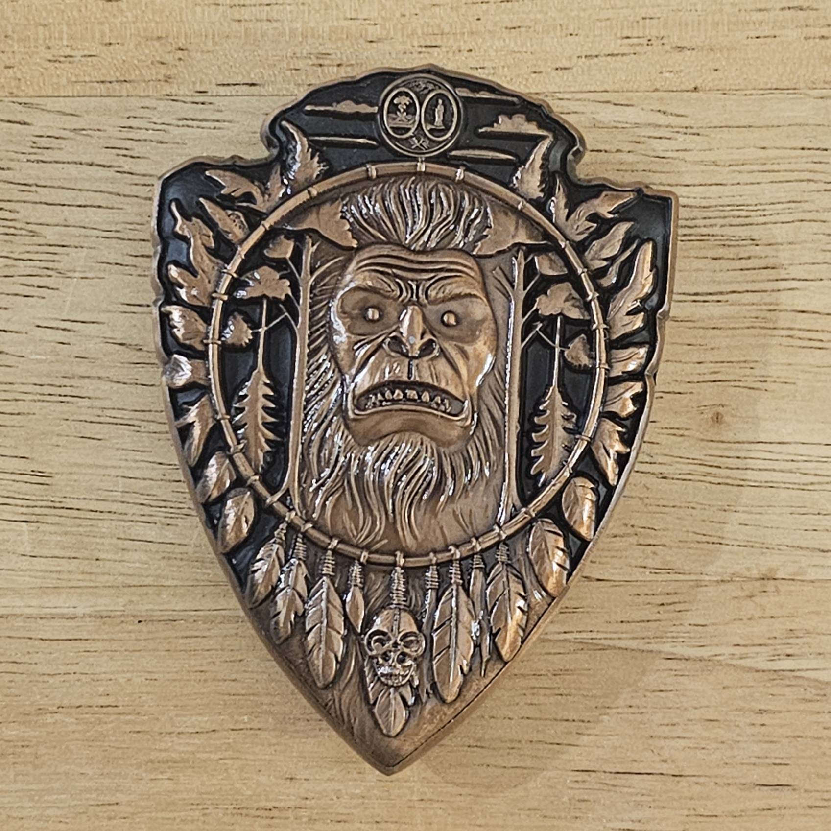 National Park Services - Big Foot Arrowhead — back