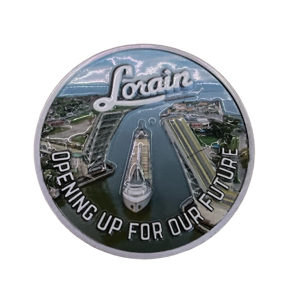 Loran City Coin — front