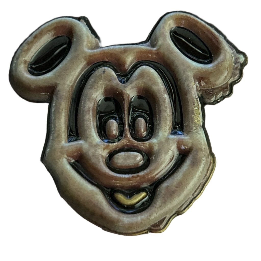 Mickey waffle with syrup — back