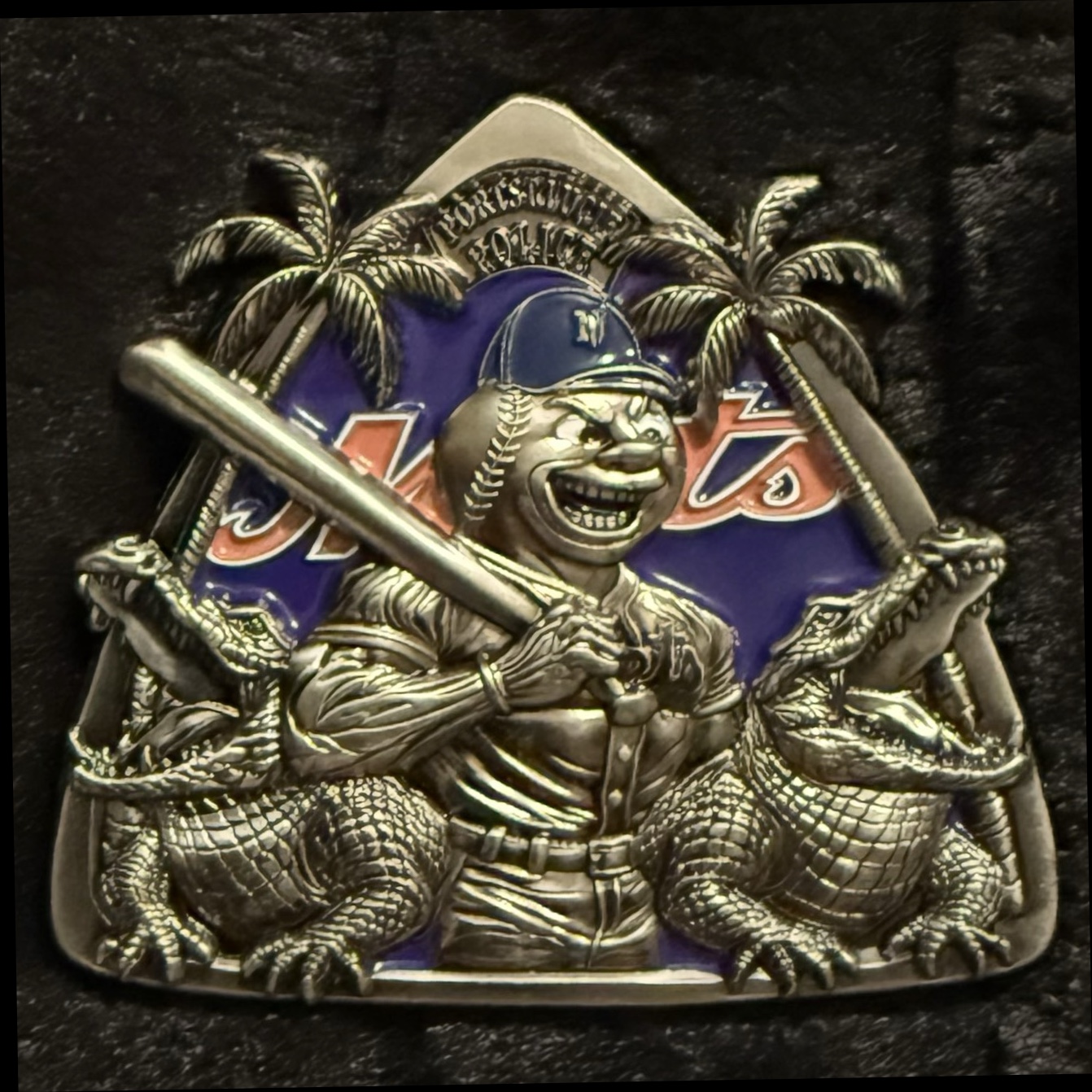 Port St. Lucie Police Department Mets Detail (Silver Variant) — front