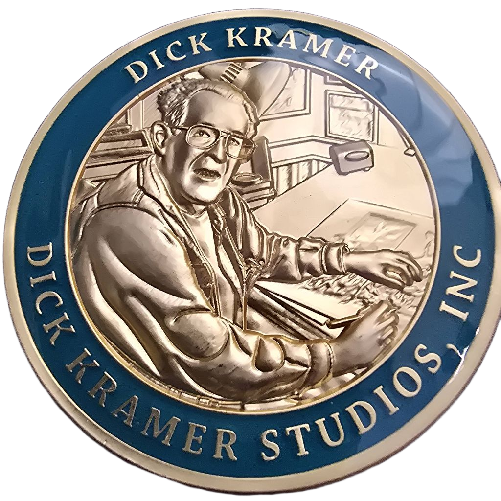 Dick Kramer coin 12 in a series of 15 HALO — back
