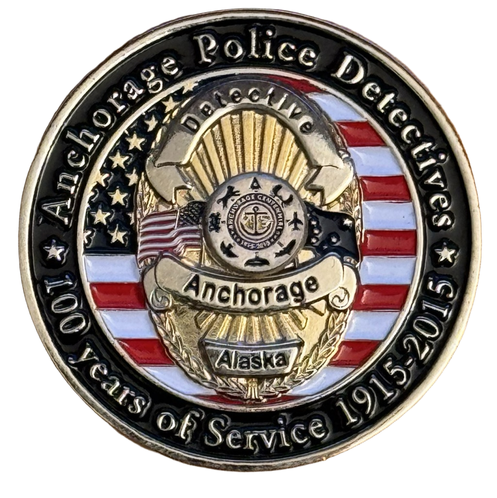 Anchorage Police - 100 Years of Detective Service - Alaska — front
