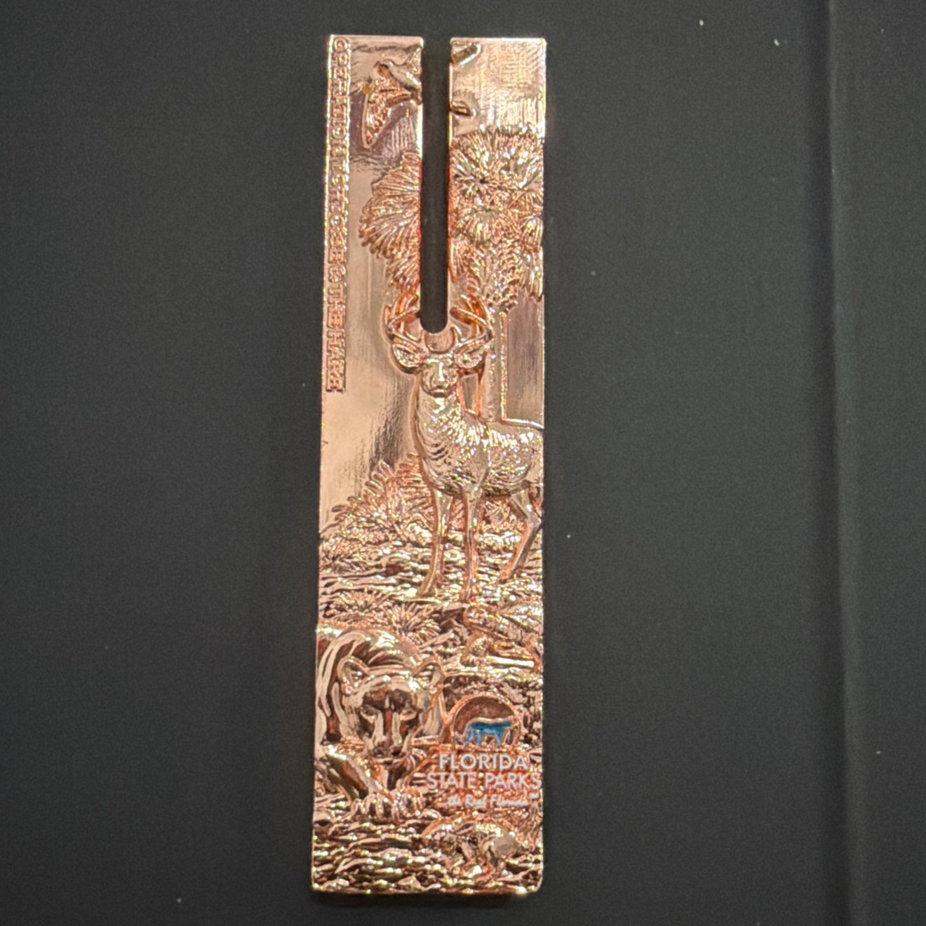 Copper Tuning Fork — front
