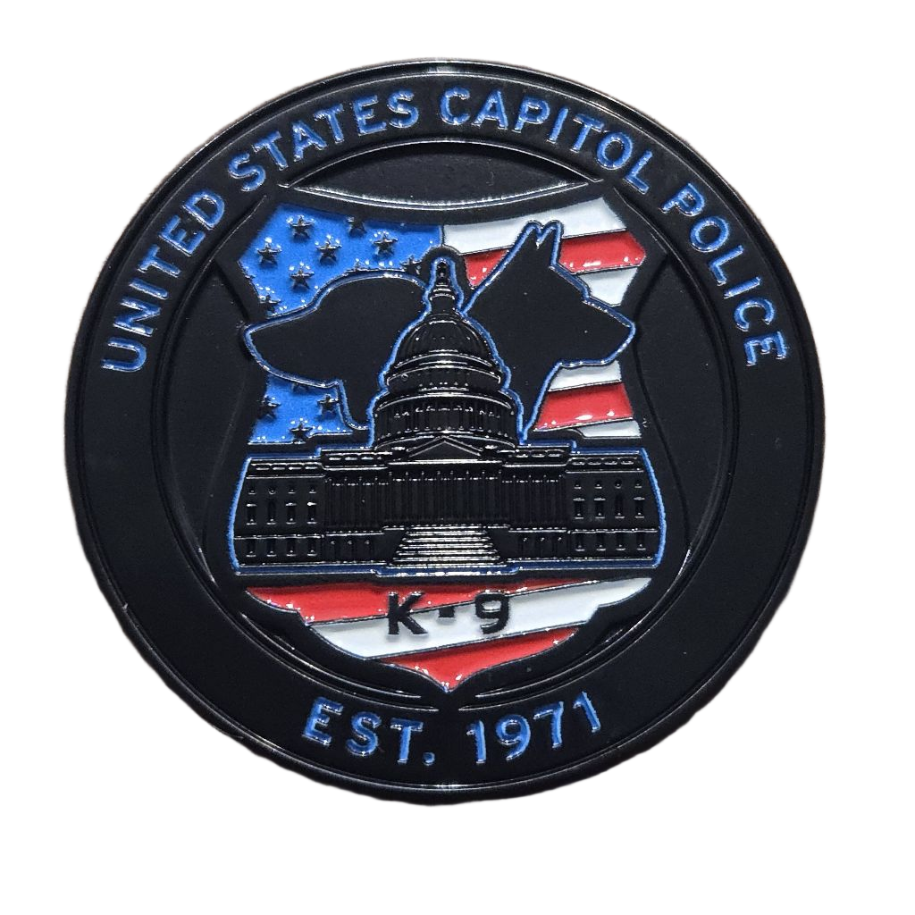 US Captiol Police K9 Coin — front