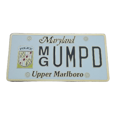 Upper Marlboro Police Department License Plate Coin