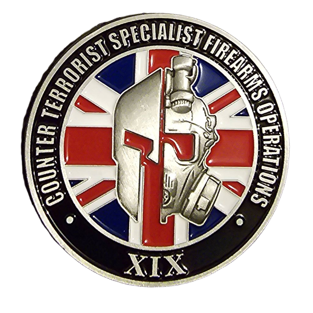 Metropolitan Police Counter Terrorist Specialist Firearms Operations Challenge Coin — back