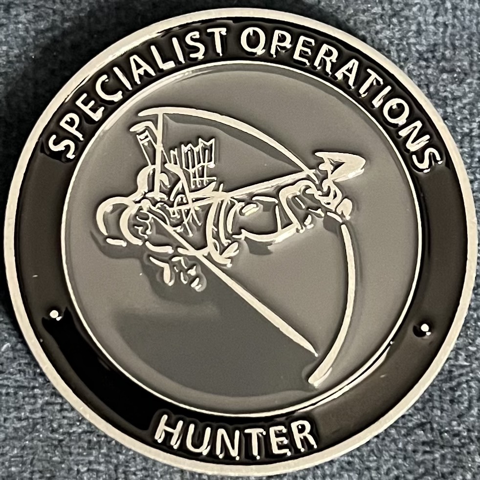 Metropolitan Police Special Operations Aviation Policing Challenge Coin — back