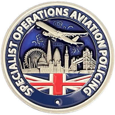 Metropolitan Police Special Operations Aviation Policing Challenge Coin