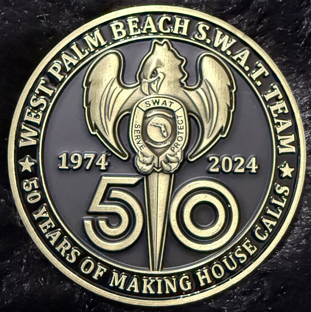 West Palm Beach Police Department S.W.A.T. 50th Anniversary — front