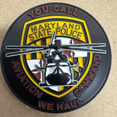 Maryland State Police Aviation Command Challenge Coin
