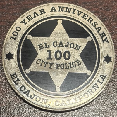 El Cajon PD 100 years