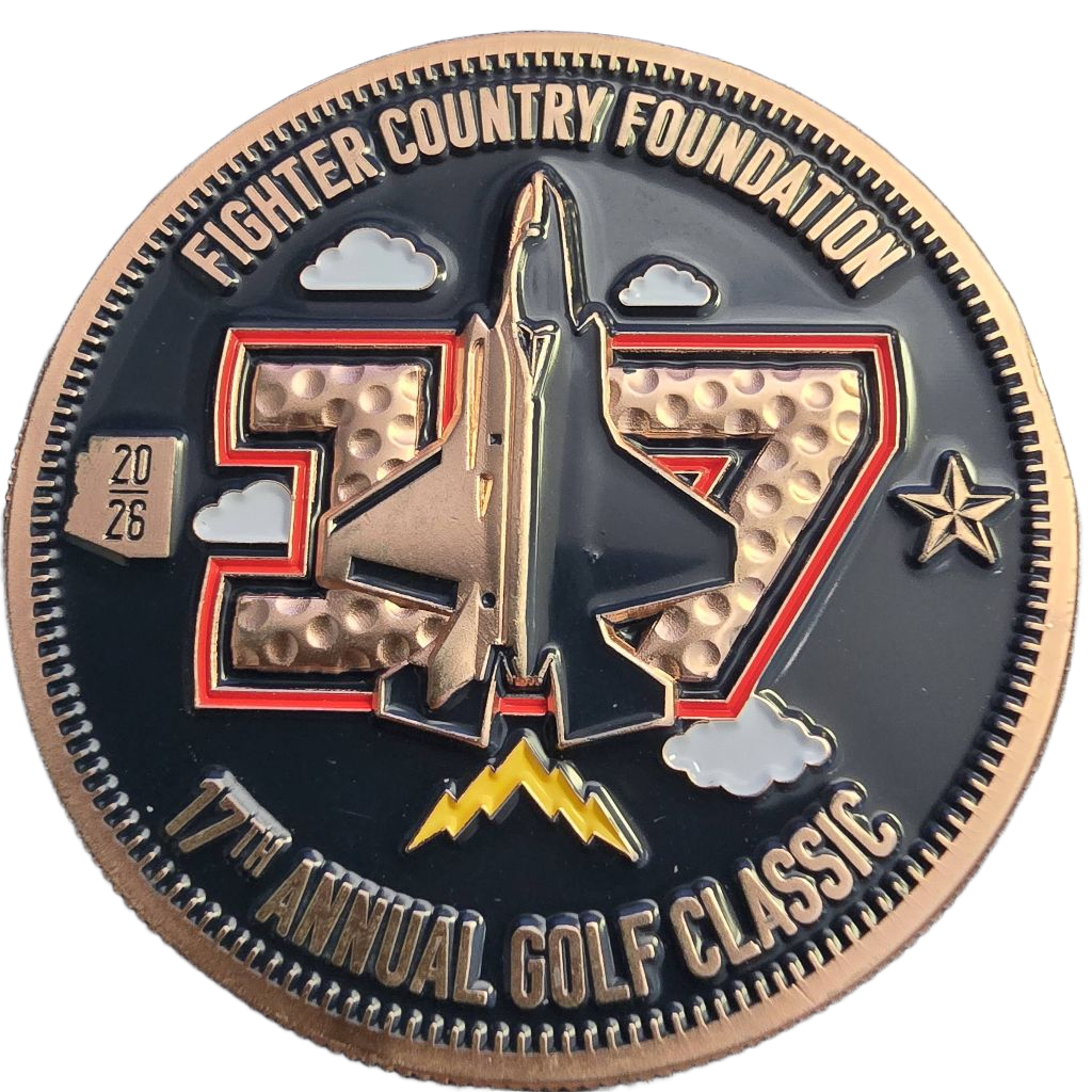 Fighter Country Foundation 17th Annual Golf Classic Challenge Coin — front