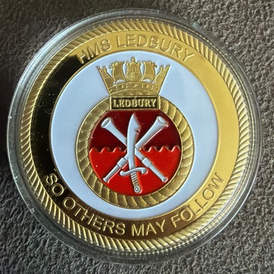 HMS Ledbury Ships Coin