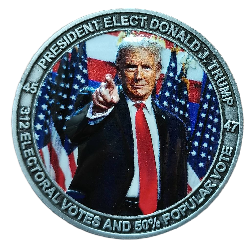 Florida Highway Patrol Inauguration Day Challenge Coin — front