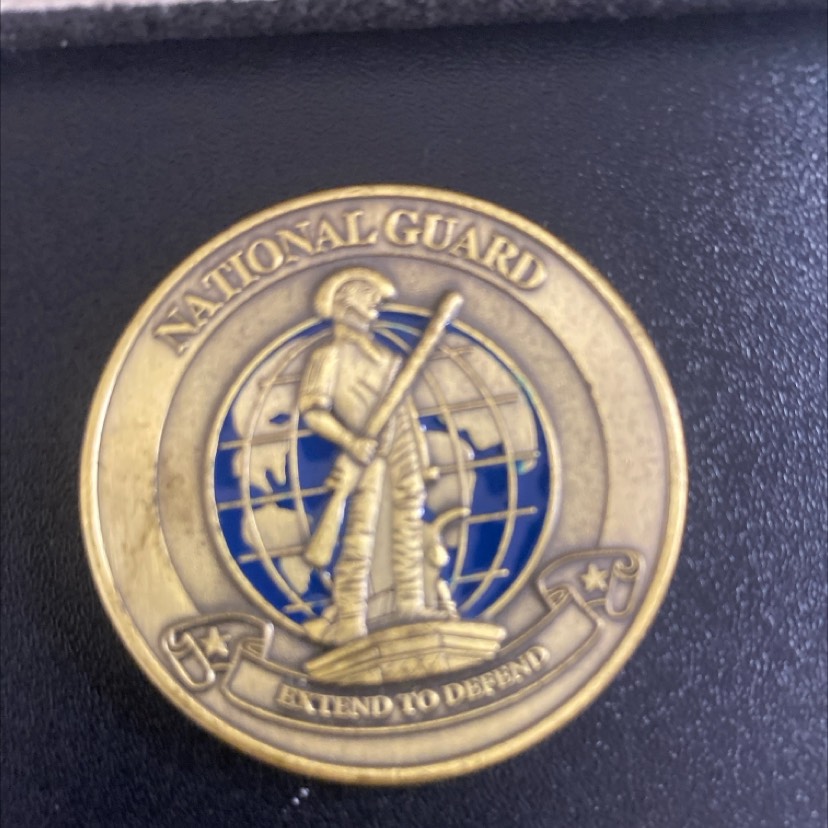 Army National Guard Core Values Coin – “Extend to Defend” — back