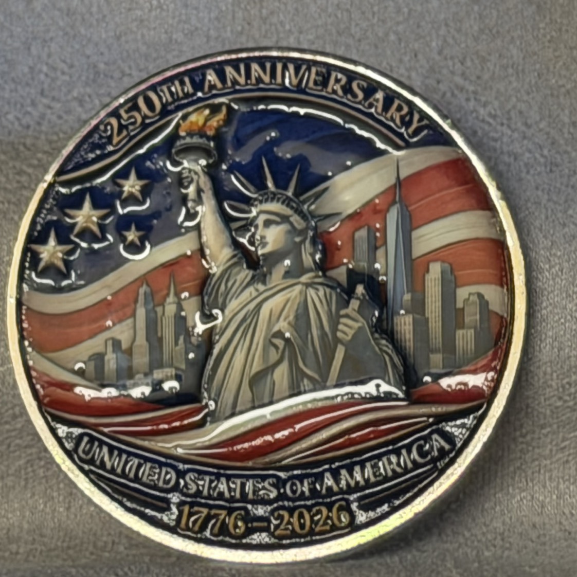 250th USA — back