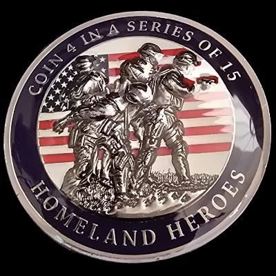 Dick Kramer coin 4 in a series 15 Homeland Heroes