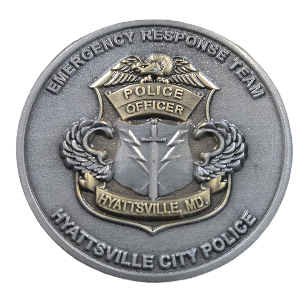 Hayttsville Police Department ERT Coin — front
