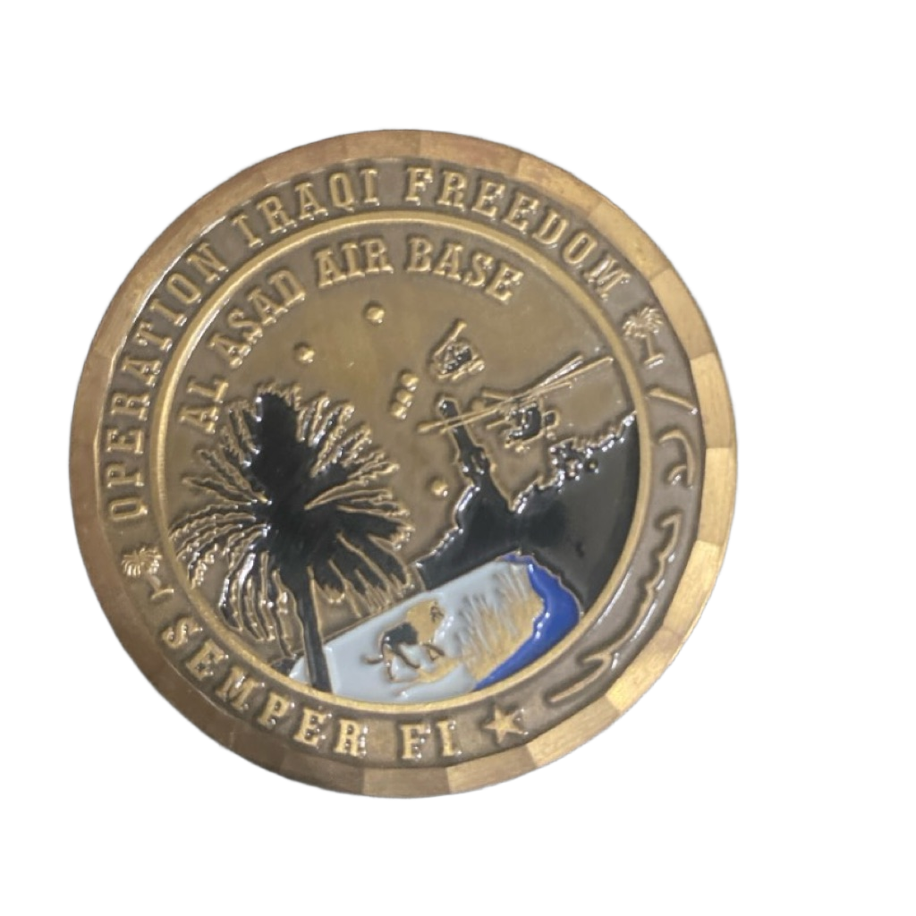 Haditha Dam Coin – A Story of Fire and Survival — back