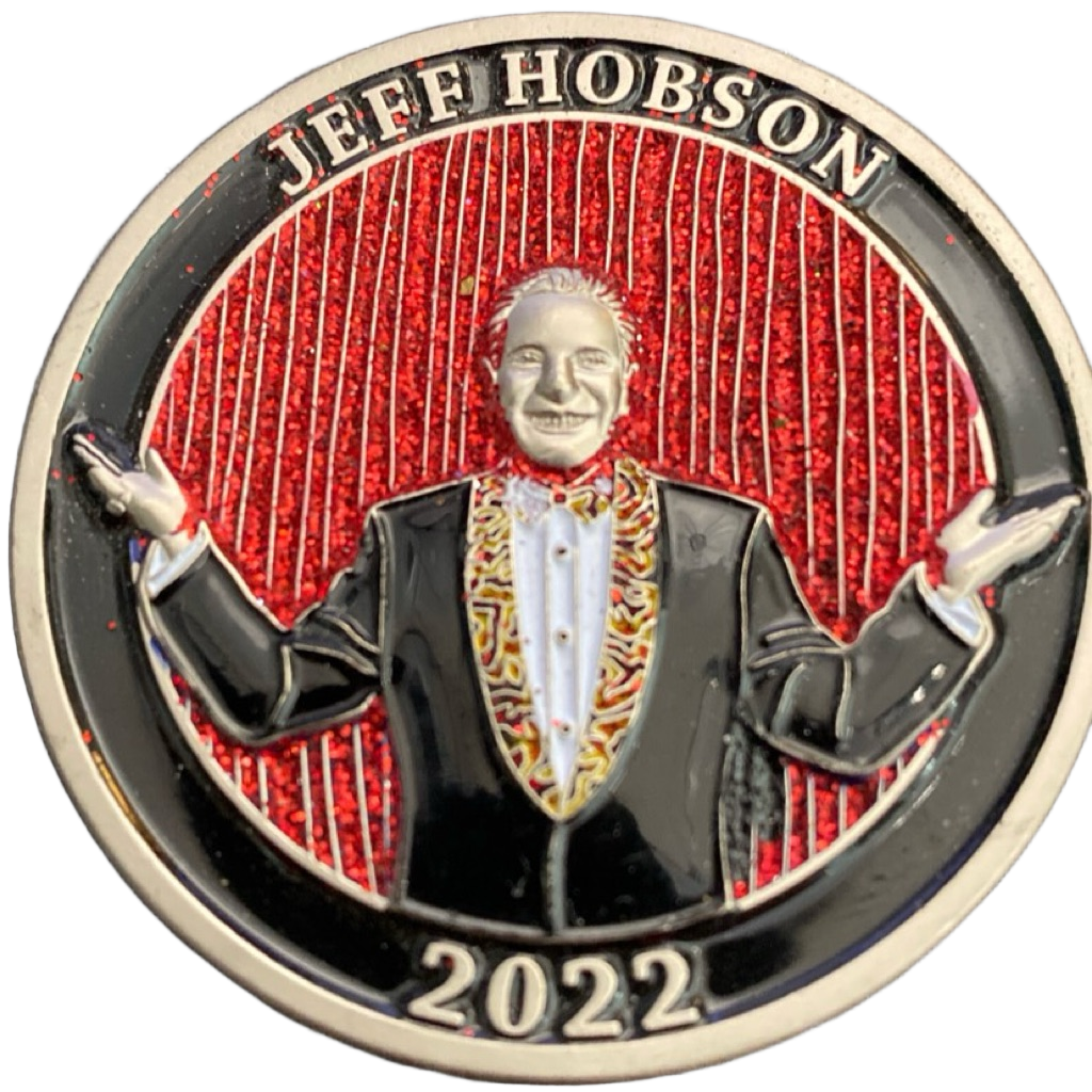Jeff Hobson Corn AbracornDabra Challenge Coin — back