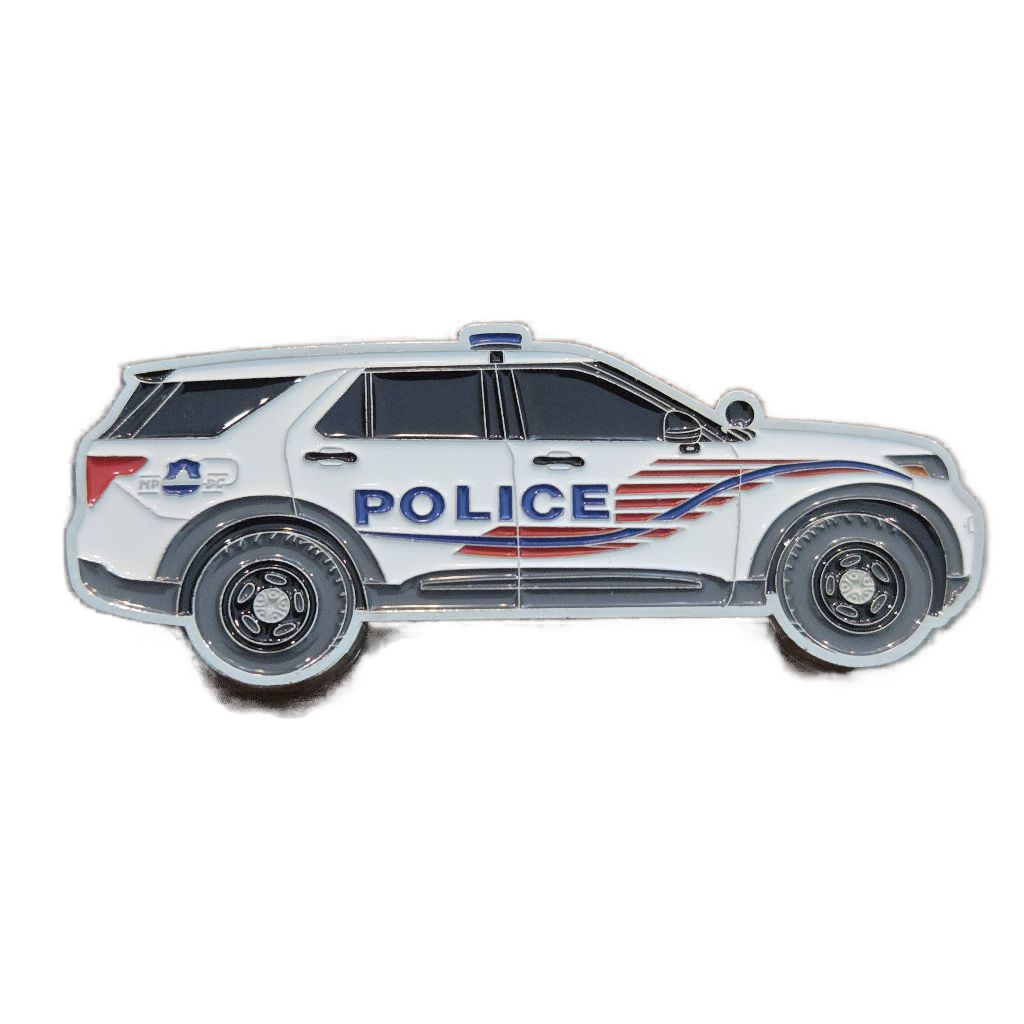 DC Police Ford Explorer Coin — back