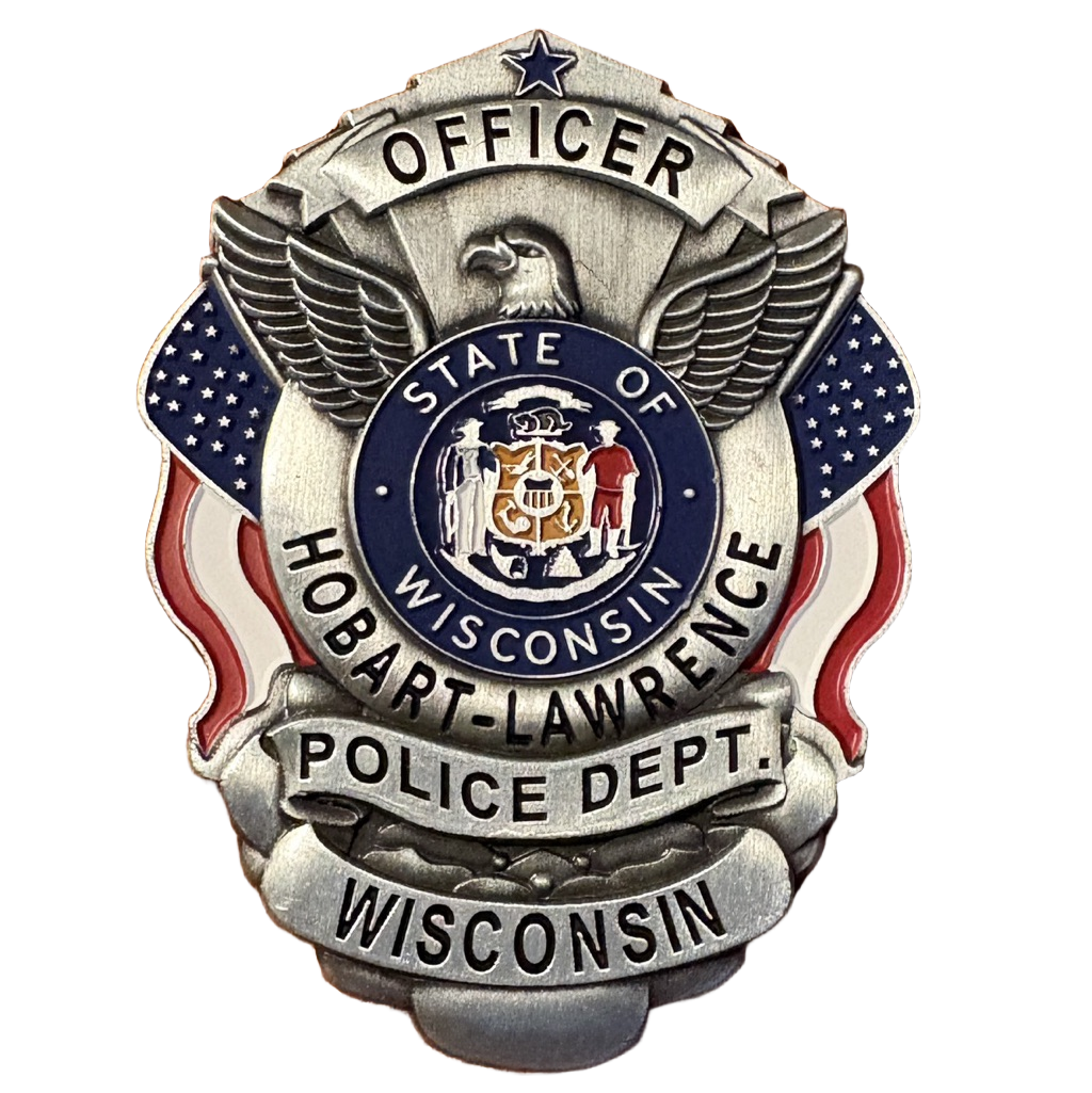 Hobart-Lawrence Police NFL Draft Coin — back