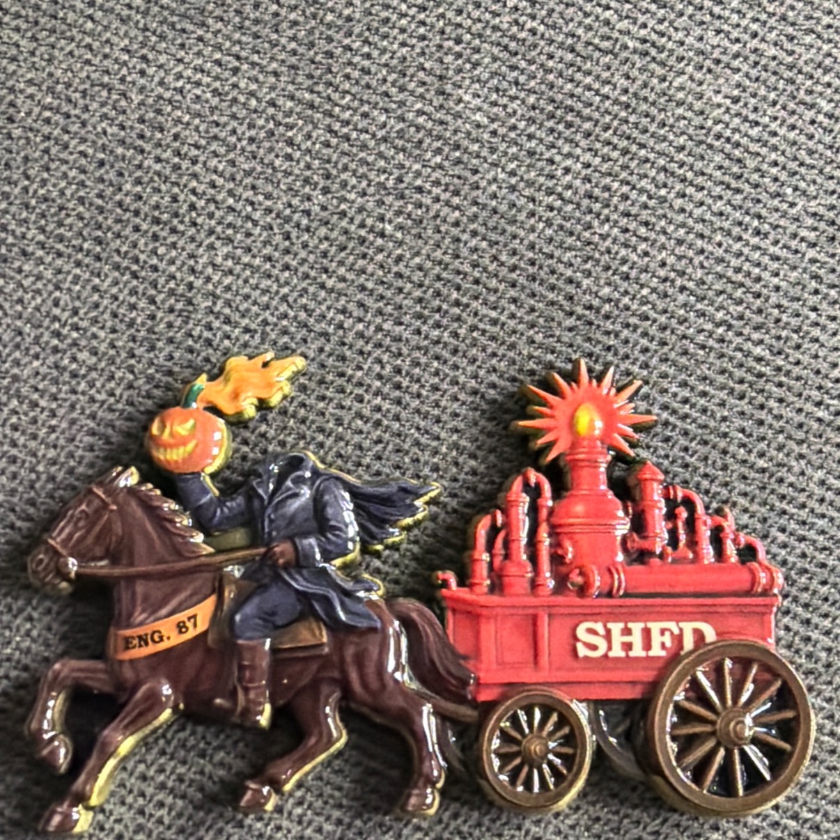 Headless horseman — back