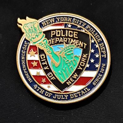 NYPD 4th of July detail Challenge Coin