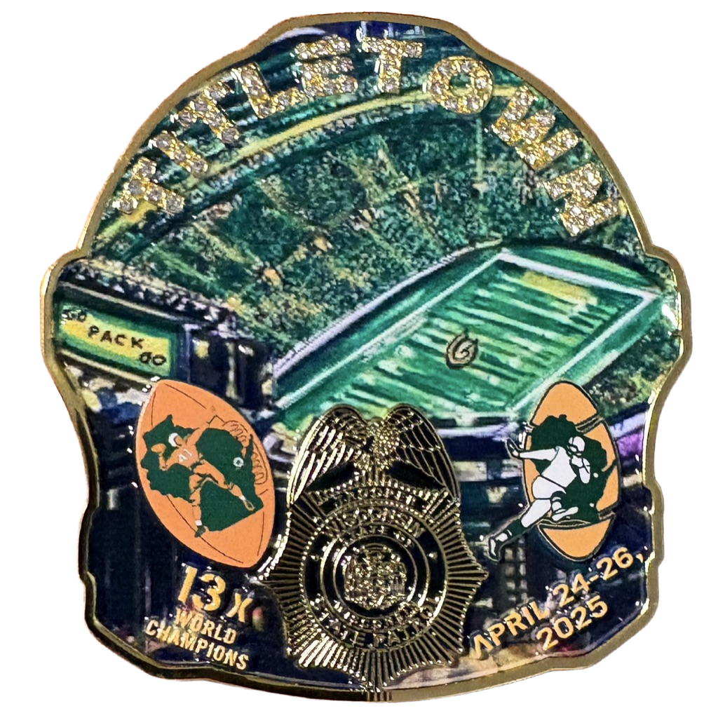 State Patrol NFL Draft Helmet — back