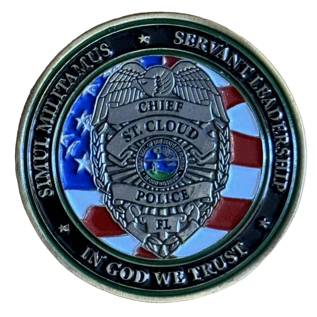 St. Cloud Police - Chief Coin - Florida — front